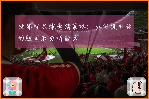 世界杯买球竞猜策略：如何提升你的胜率和分析能力