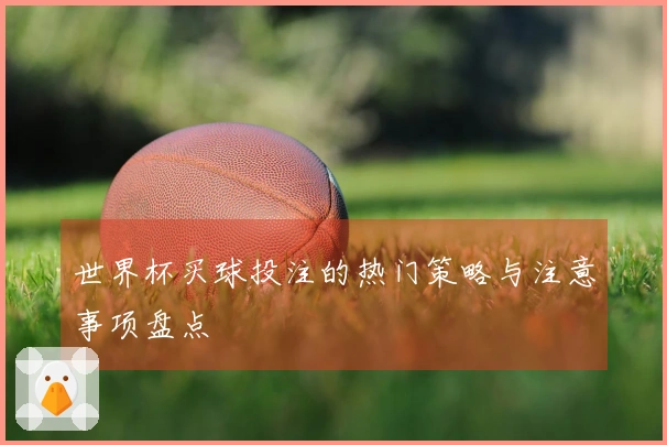 世界杯买球投注的热门策略与注意事项盘点